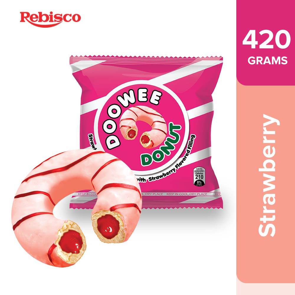 Doowee Donut Strawberry 42g 10s