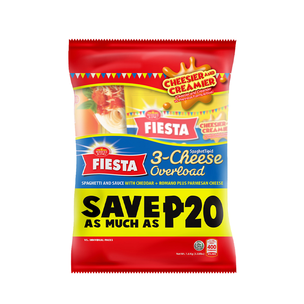 Fiesta Spaghettipid 3 Cheese 1.6kg