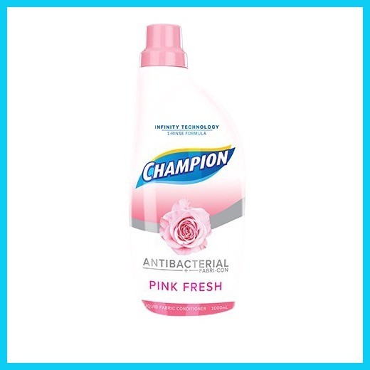 Champion Fabric Conditioner Pink Fresh 1L Bottle